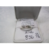 Image 2 : LADIES PLATINUM GOLD DIAMOND RING, W/A $2,330, SZ 7 1/2