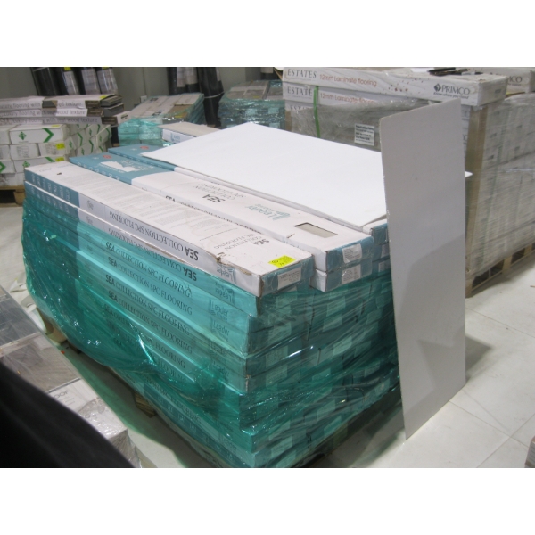 22 BOXES OF SEA COLLECTION "ANTAYLA" VINYL PLANK FLOORING 