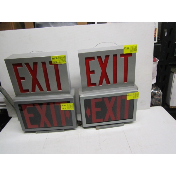 4 EXIT LIGHTS