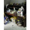 Image 1 : SM. WOODEN DESK W/BURNT WOOD LOOK TOP