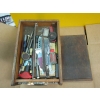 Image 3 : 2 WOODEN CABINETS - 1 - 3 DRAWER, 1 - 2 DRAWER - W/ASST. CONTENTS: DRILL BITS, PUNCHES, ETC.