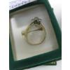 Image 3 : 14KT BAND, 3.7G, 17 DIAMOND CLUSTER RING, SZ 6