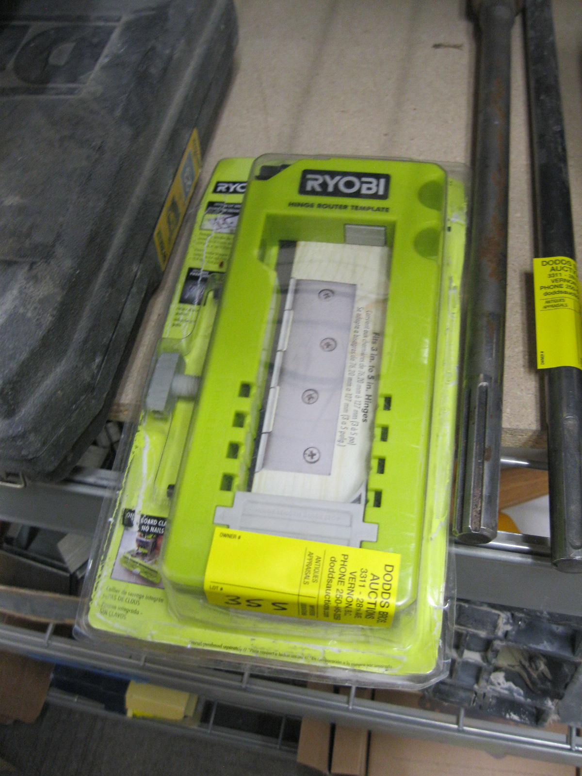 Drywall Hole Router RYOBI DRYWALL HOLE CUTTER & A RYOBI HINGE ROUTER TEMPLATE