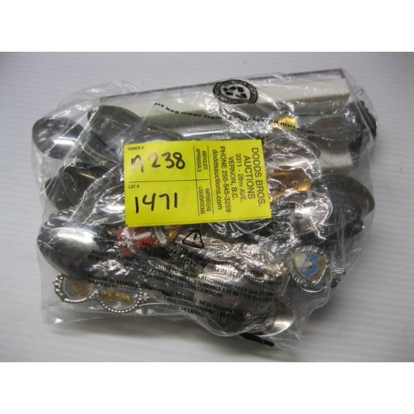 BAG OF COLLECTOR SPOONS
