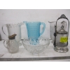 Image 2 : 6 PIECES OF VINTAGE GLASSWARE W/PICKLE JAR