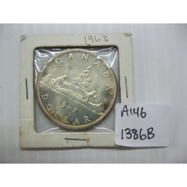 1963 CDN SILVER DOLLAR