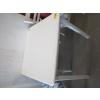 Image 3 : SMALL WHITE DINETTE TABLE W/2 LADDERBACK CHAIRS