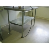 Image 2 : STAINLESS STEEL TABLE W/BACK DRAFT FILTER SYSTEM