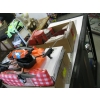 Image 1 : 2 BOXES OF MISC. DRONE, CANDLEHOLDERS, CANNISTERS, ETC.