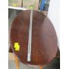 Image 3 : OVAL TABLE W/LONG & SHORT LEGS