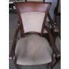 Image 2 : SET OF 6 WOOD FRAMED UPHOLSTERED DINING CHAIRS