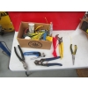 Image 2 : MISC. PLIERS, TAPE MEASURES, ZAP STRAPS, ETC.