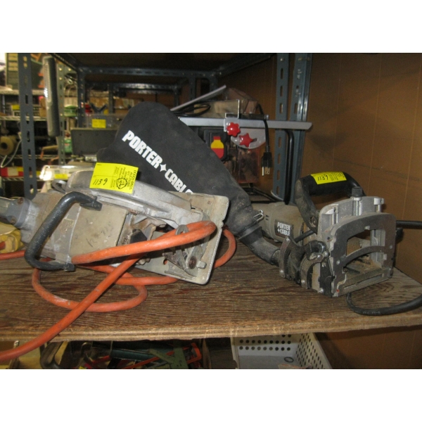 PORTER-CABLE PLATE JOINER & A SKILSAW