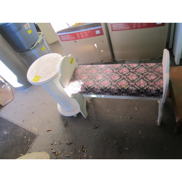 PLANT STAND & A BENCH