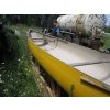 Image 8 : FIBREGLASS CANOE (NEEDS WORK - GUNNELS, ETC.)