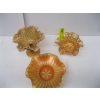 Image 1 : 3 PIECES OF CARNIVAL GLASS