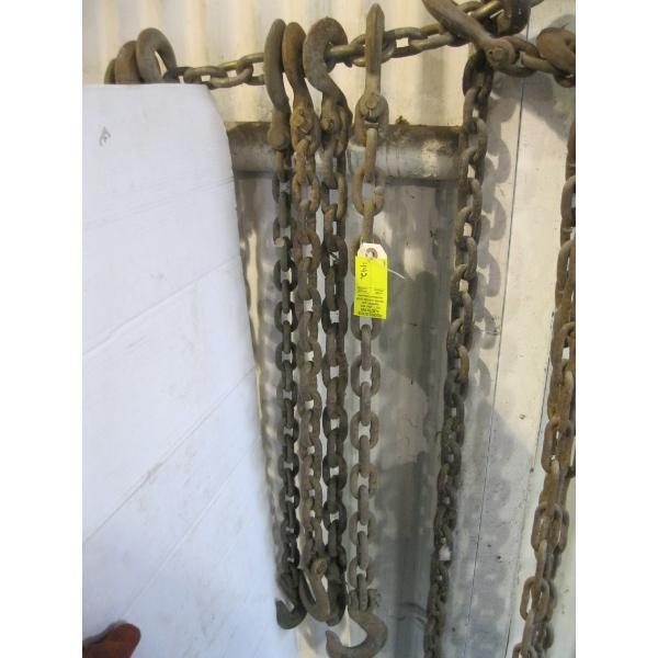 4 SMALL DOUBLE HOOK CHAINS