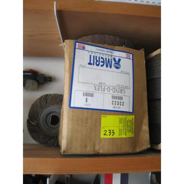 ASST. GRIND-O-FLEX WHEELS, SANDING DISCS