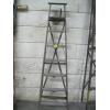 Image 1 : 8' WOODEN STEPLADDER