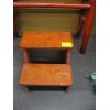 Image 1 : SM. WOODEN 2 STEP STOOL