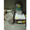 Image 1 : BUCKET OF ??, A BAG OF MORTAR, BAG OF GROUT & MISC. TILES