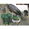 Image 1 : LG. LOT OF MISC. PATIO LIGHTS, SPRINKLERS, FERTILIZER SPREADER, ETC.