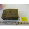 Image 2 : CHINESE CALLIGRAPHY WRIST RESTS, CHINESE VINTAGE BRASS BOX & VICTORIA SATIN GLASS VASE