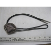 Image 1 : NAVAJO BOLO TIE W/MAUVE STONE, STAMPED STERLING