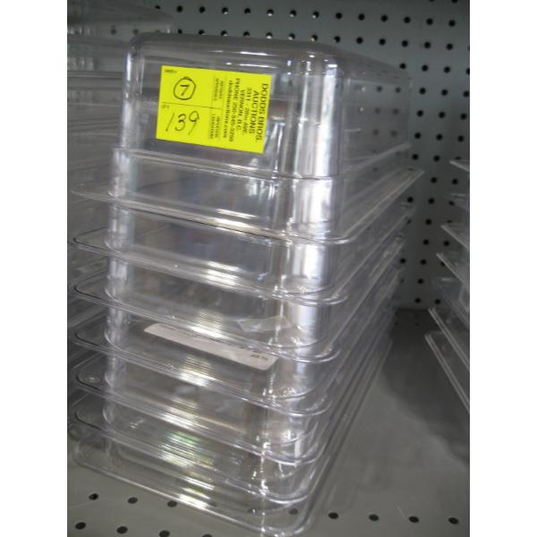 7 - 1/3 SIZE 4" DEEP FOOD PANS