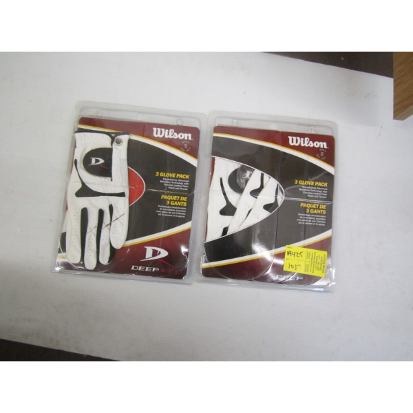 4 GOLF CLUBS, MENs SMALL