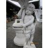 Image 4 : CEMENT FOUNTAIN W/BASE