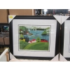 Image 1 : FRAMED NUMBERED PRINT BY MAUDE LEWIS "SUMMER BREEZE SHADY COVE"