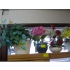Image 3 : 5 FLOWER POTS W/ARTIFICIAL FLOWERS
