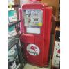 Image 1 : WAYNE 100 1947 FUEL PUMP W/MOBIL GAS SIGN - NO TOPPER