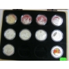Image 2 : SET OF 10 CDN SILVER $10 COINS (EA. COIN IS .999 SILVER & WEIGHS 15.8G)