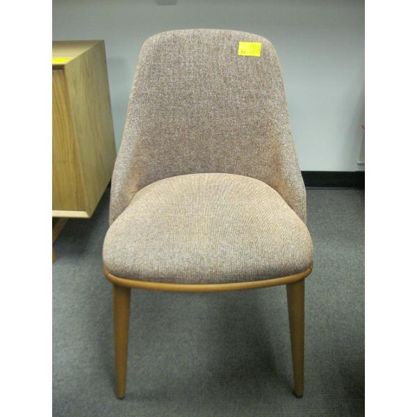 REDDISH WOOD BASED DINING CHAIR