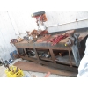 Image 1 : HD 1/2" STEEL PLATE TOP STEEL FRAME TABLE ON CASTORS, APPROX. 10'4"X2'W, ON CASTORS