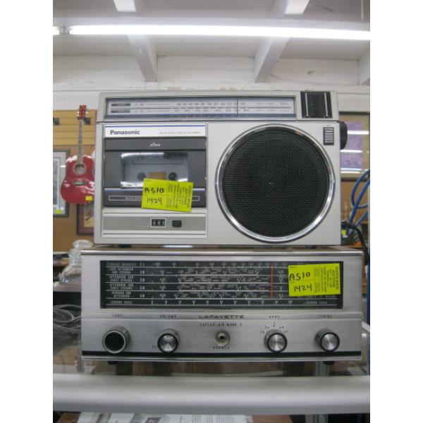 LAFAYETTE MULTI BAND RADIO & A PANASONIC PORTABLE CASSETTE RADIO
