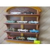 Image 1 : CLASSIC CAR DISPLAY SHELF UNIT W/11 DIECAST CARS