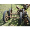 Image 1 : 2 AXLES W/WHEELS - SPOKED W/RUBBER