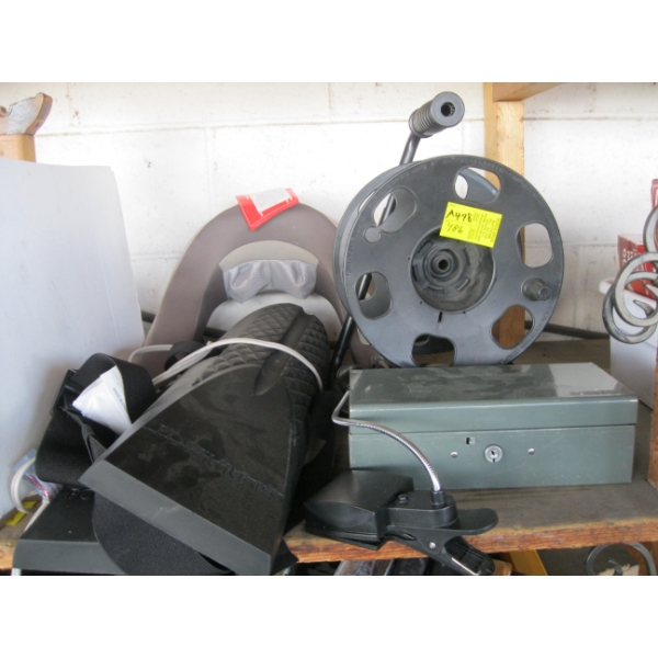 MISC. MASSAGE COLLAR, LIGHT, CASHBOX, ETC.