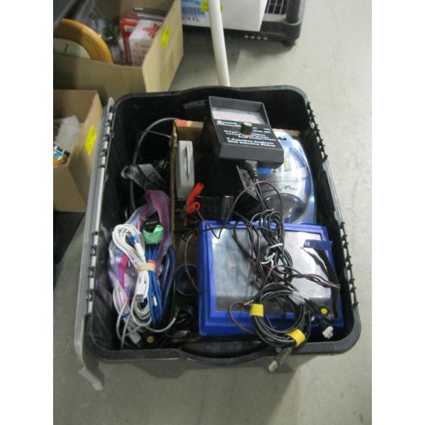 BIN OF MISC. ELECTRONICS