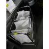Image 1 : 3 BIN STAINLESS STEEL LAUNDRY HAMPER ON CASTORS