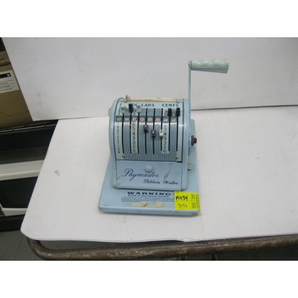 PAYMASTER CHEQUE WRITER