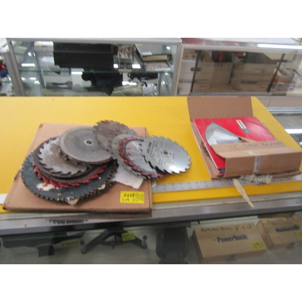 STACK OF SAW BLADES