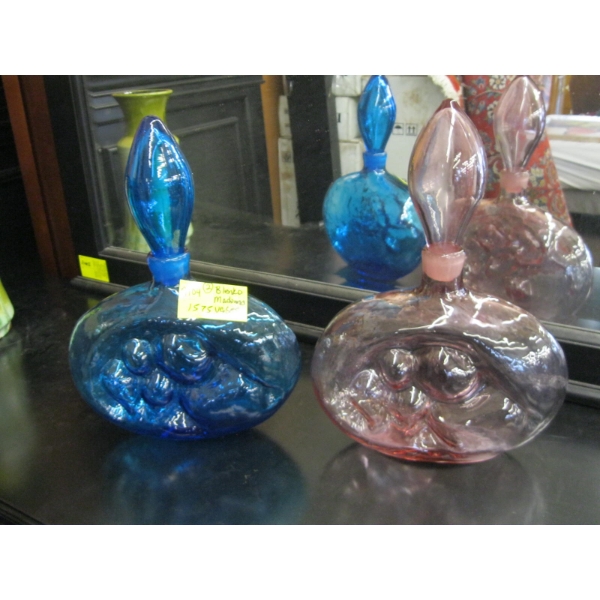 2 BLENKO MADONNA VASES