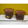 Image 1 : 2 WICKER TYPE BASKETS  