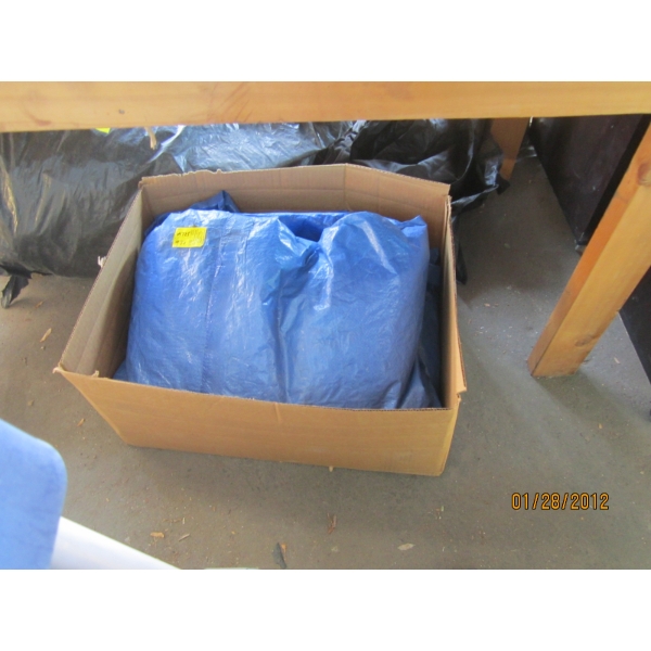 LG. BLUE TARP