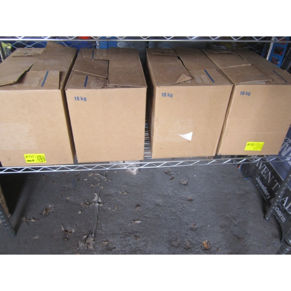 4 BOXES OF PLASTIC PLUMBING SUPPLIES