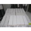10 BOXES OF 4"X16" WHITE TILE